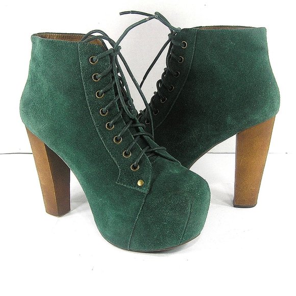 Jeffrey Campbell Green Ankle Boots - Picture 4 of 16